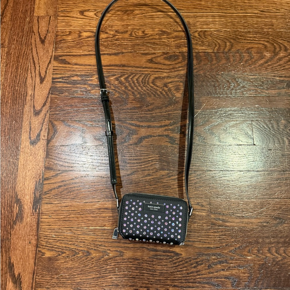Kate Spade Black Bag with Iridescent Accents